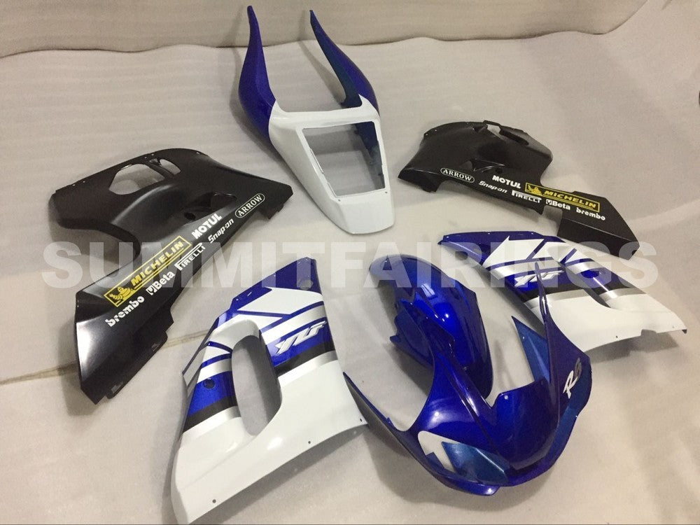 Fairings For Yamaha - YZF-600 R6 1998-2002 Blue White and Black