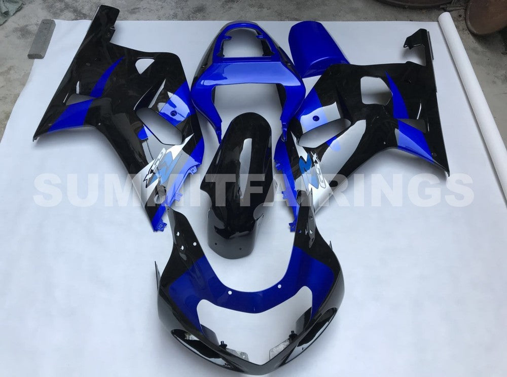 Fairings For Suzuki - GSXR600-750 K1 2001-2003 Blue Black