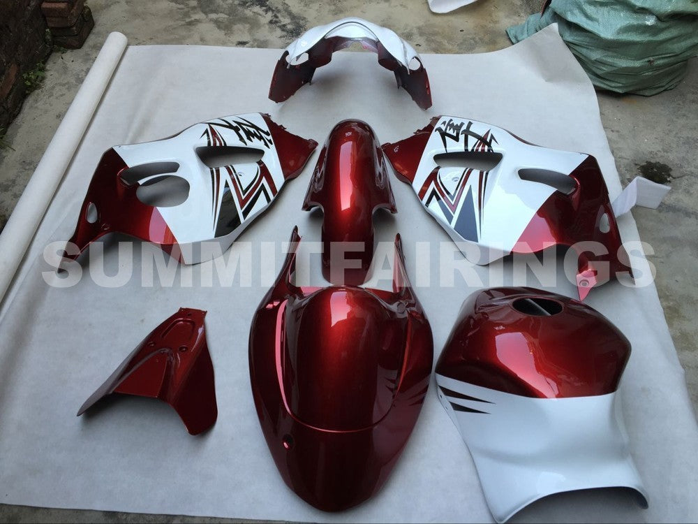 Fairings For Suzuki - GSXR1300 Hayabusa 1996-2007 Maroon and Silver