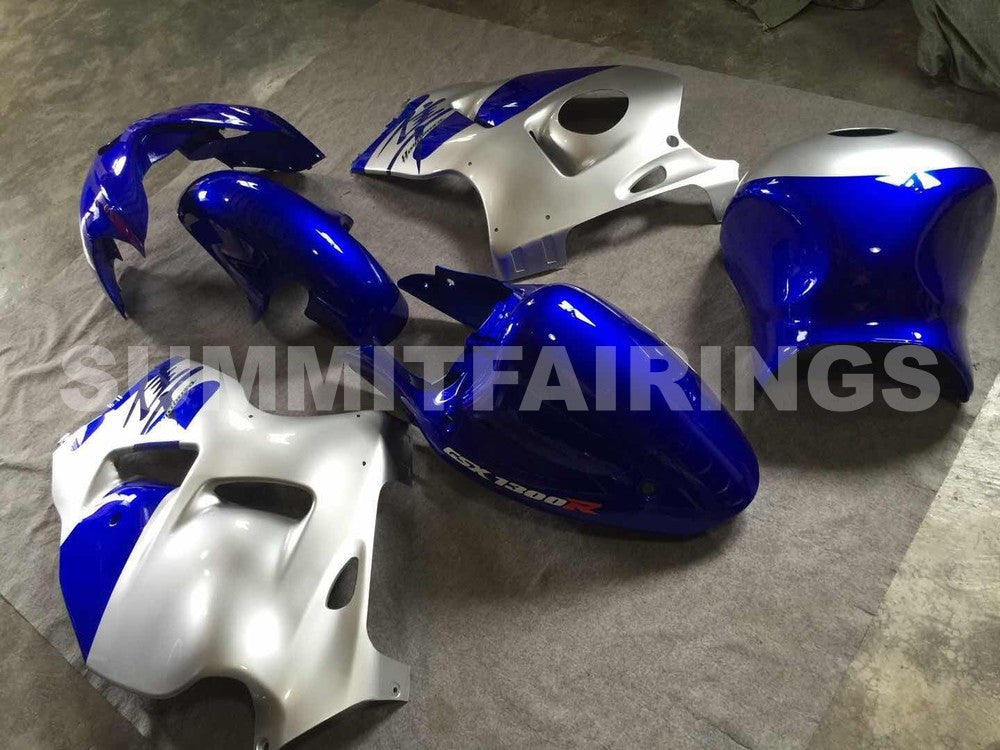Fairings For Suzuki - GSXR1300 1996-2007 Silver and Blue
