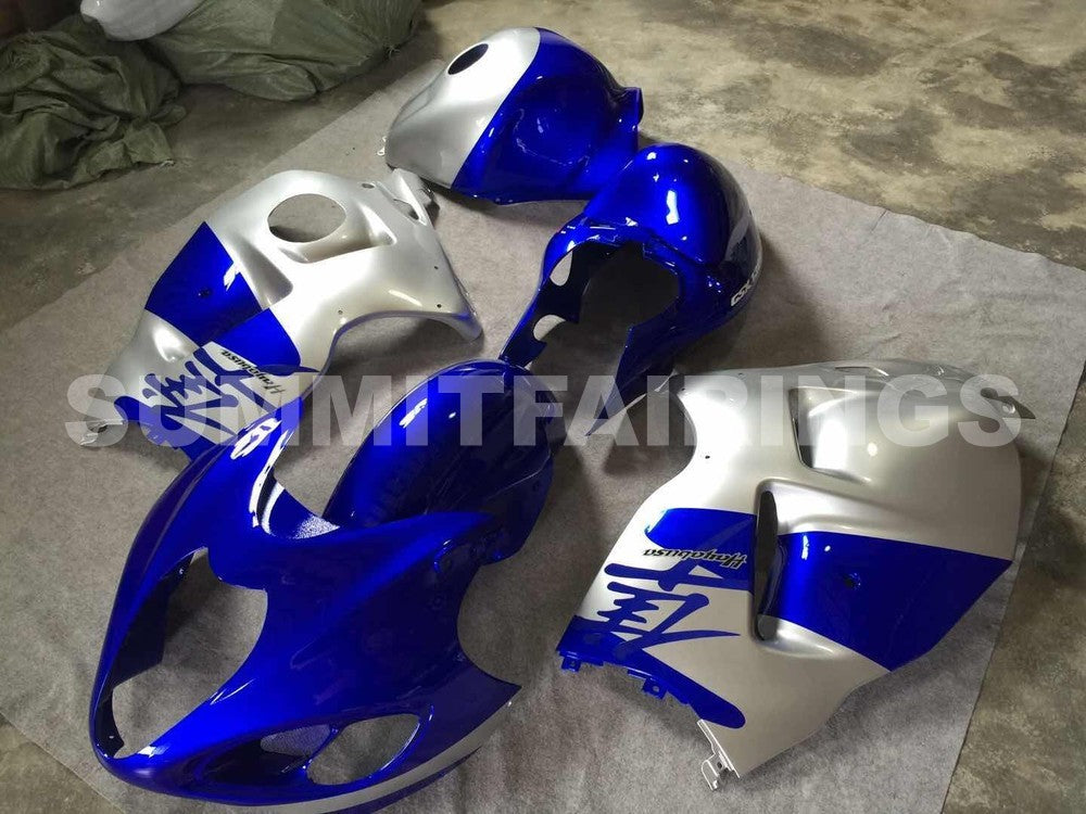 Fairings For Suzuki - GSXR1300 1996-2007 Silver and Blue