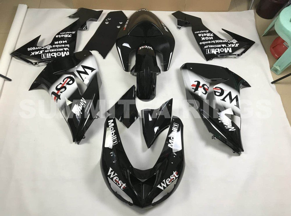 Fairings For Kawasaki ZX-10R, 2006-2007 - White & Black