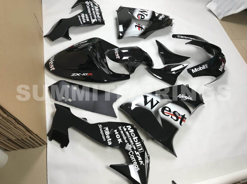 Fairings For Kawasaki ZX-10R, 2006-2007 - White & Black