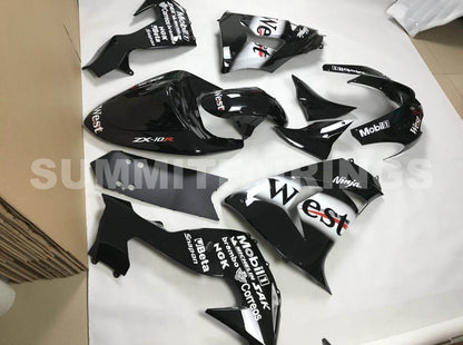 Fairings For Kawasaki ZX-10R, 2006-2007 - White & Black