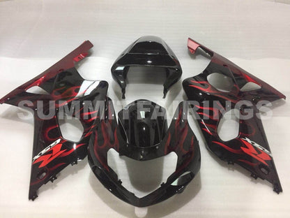 Fairings For Suzuki GSXR 1000 K1(2000-2002) Red Flame