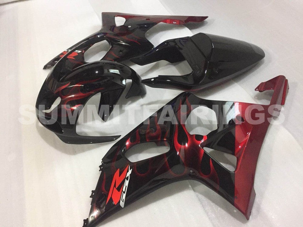 Fairings For Suzuki GSXR 1000 K1(2000-2002) Red Flame
