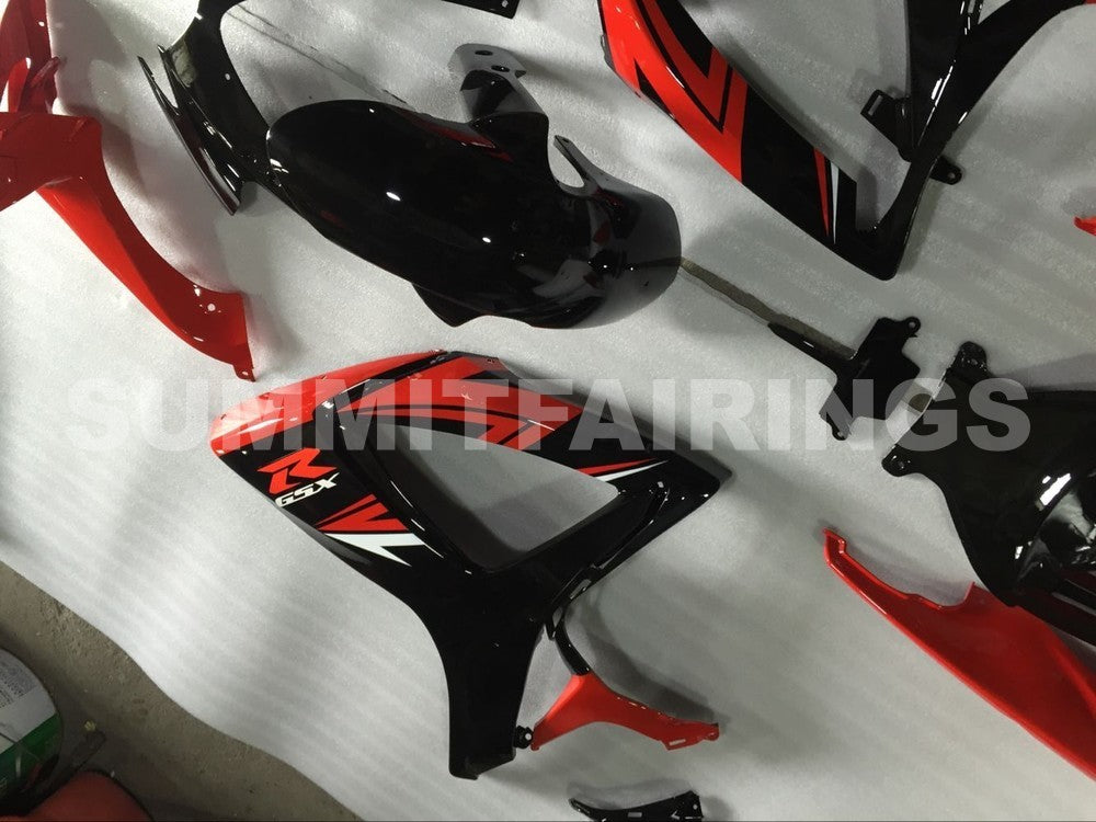 Fairings For Suzuki GSXR 600 750 Black & Red GSXR (2006-2007)