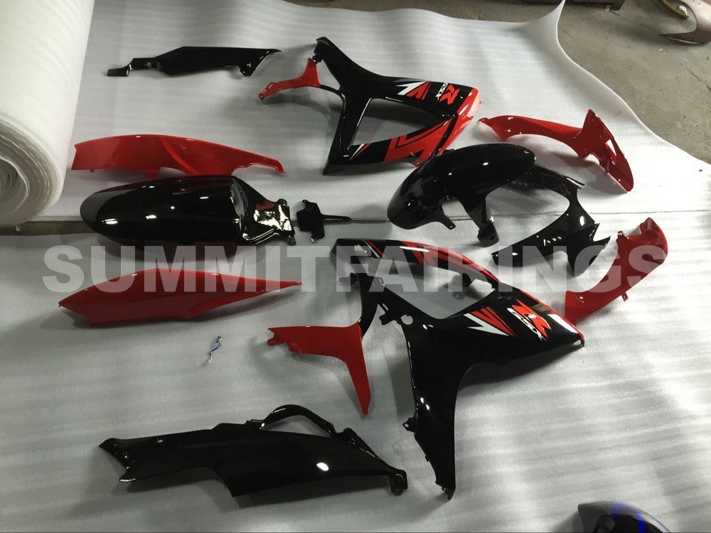 Fairings For Suzuki GSXR 600 750 Black & Red GSXR (2006-2007)