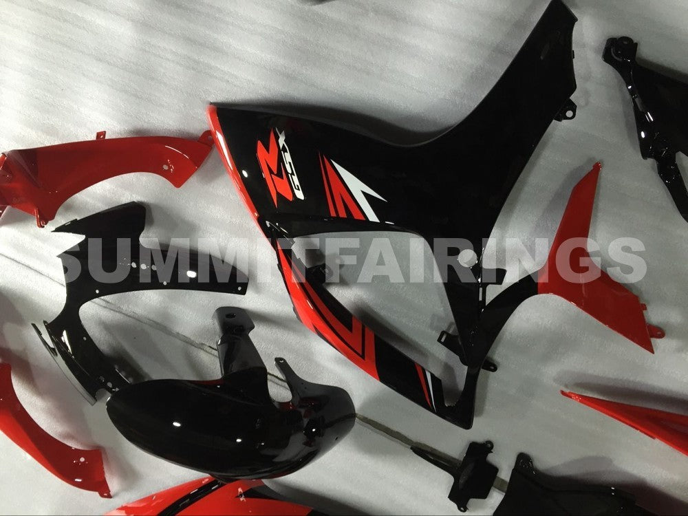 Fairings For Suzuki GSXR 600 750 Black & Red GSXR (2006-2007)