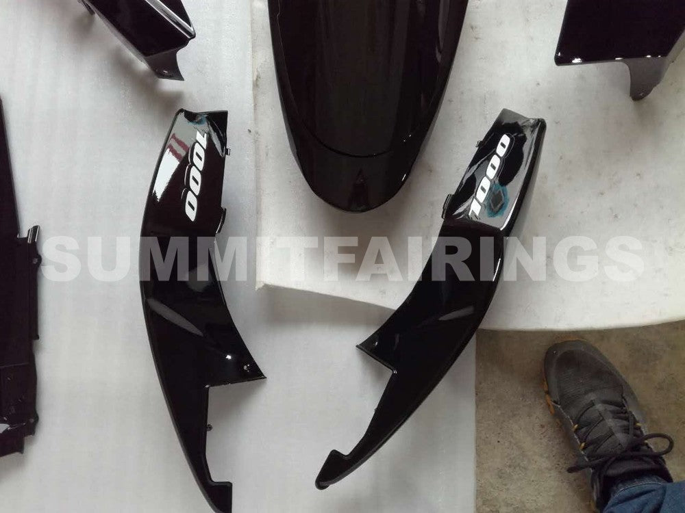 Fairings For Suzuki - GSXR1000 K5 05-06 Black & Silver Decals