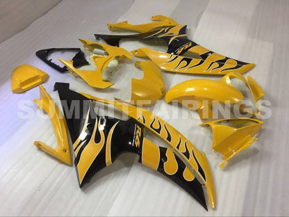 2008-2012 Fairings For Yamaha YZF-R6 Yellow & Black Flame R6
