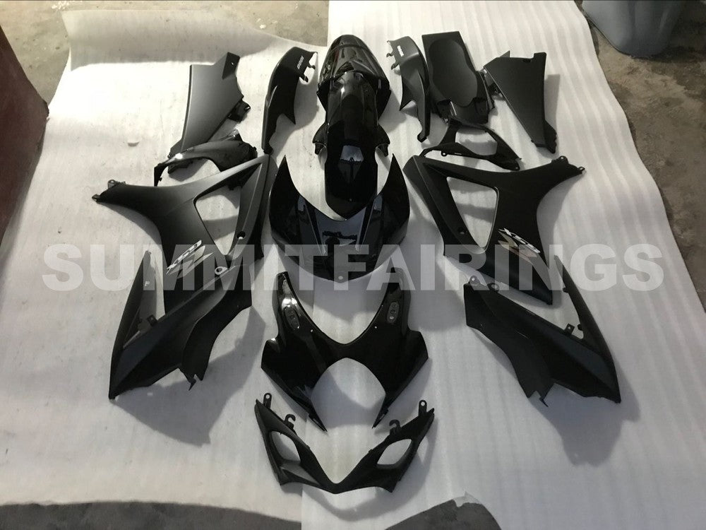 Fairings For Suzuki - GSXR1000 K7 07-08 Matte Black Gloss Black