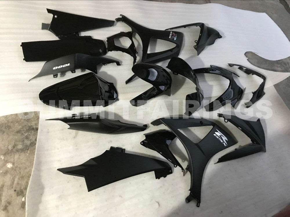 Fairings For Suzuki - GSXR1000 K7 07-08 Matte Black Gloss Black