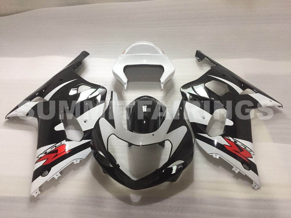 Fairings For Suzuki - GSXR600-750 K1 2001-2003 Black and white