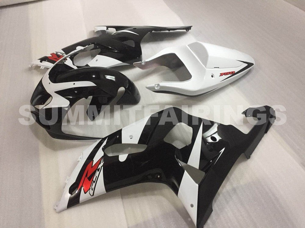 Fairings For Suzuki - GSXR600-750 K1 2001-2003 Black and white