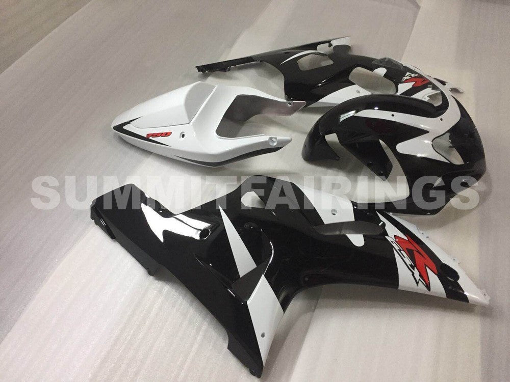 Fairings For Suzuki - GSXR600-750 K1 2001-2003 Black and white