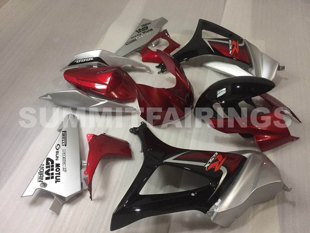 Fairings For Suzuki GSXR 1000 Red Cherry & Black GSXR (2007-2008)