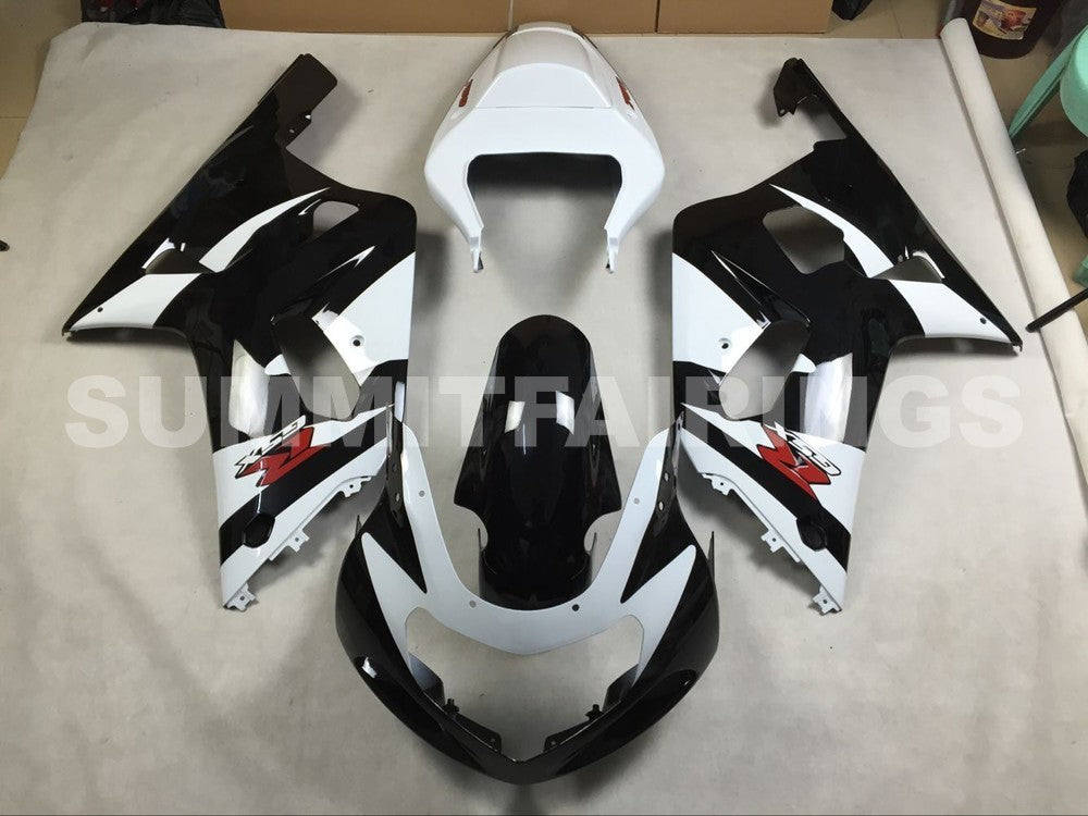 Fairings For Suzuki - GSXR600-750 K1 2001-2003 Black and white