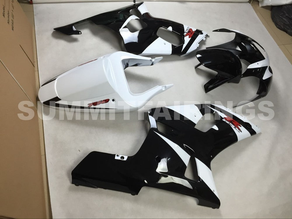 Fairings For Suzuki - GSXR600-750 K1 2001-2003 Black and white
