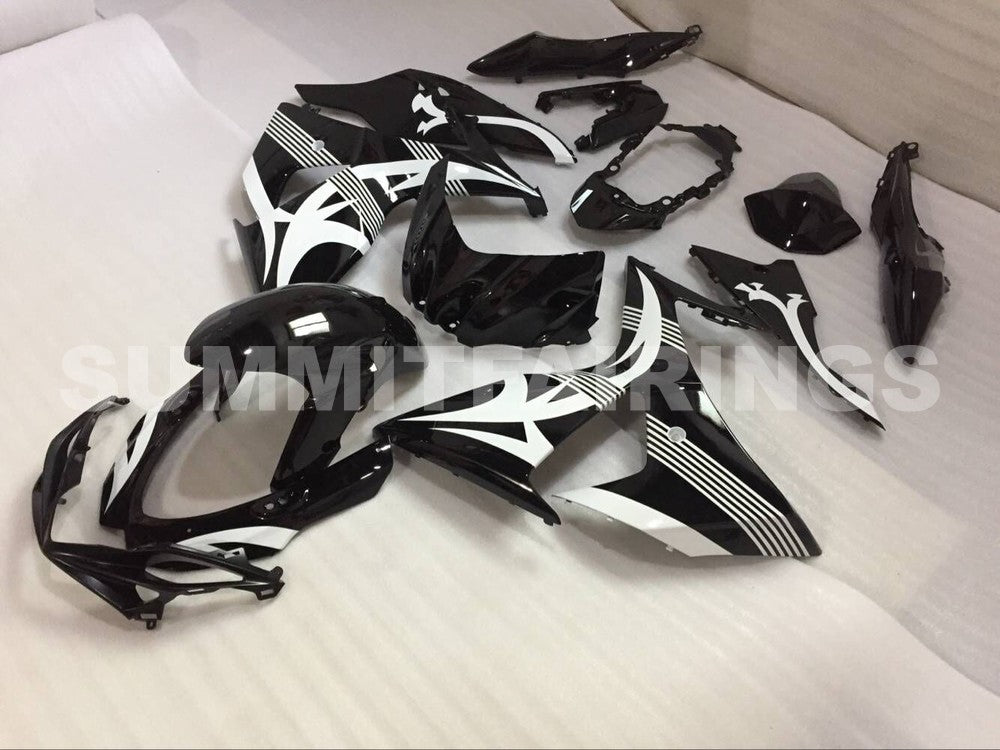 Fairings For Suzuki GSXR 1000 Black & White Tribal (2009-2016)