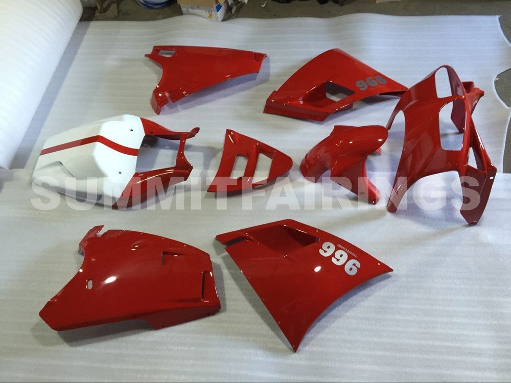 Fairings For Ducati - 996/748 1994-2002 Red White