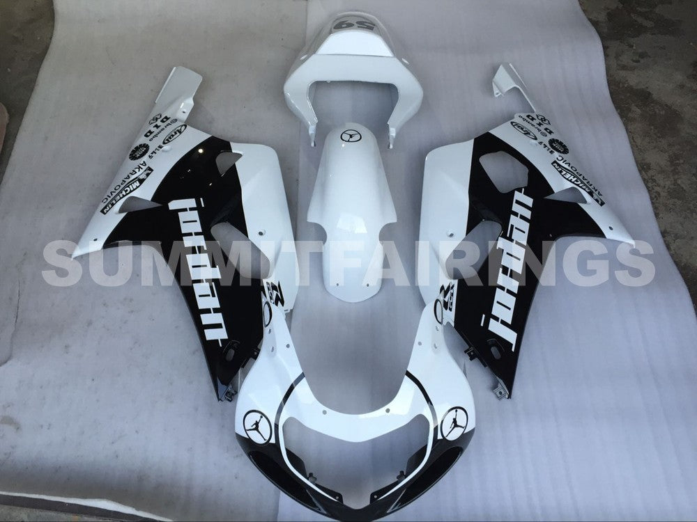 Fairings For Suzuki - GSXR600-750 K1 2001-2003 Black White