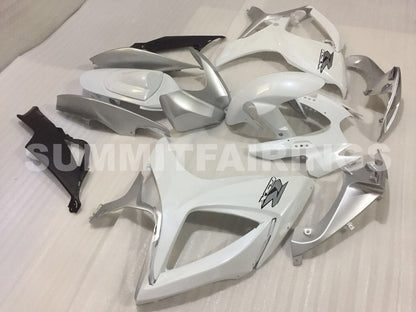 Fairings For Suzuki GSXR 600 750 (2006-2007) White Silver