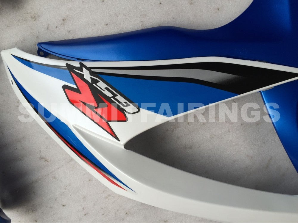 Fairings For Suzuki - GSXR600-750 K8 2008-2010 Blue White 2