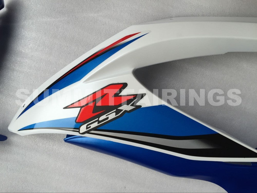 Fairings For Suzuki - GSXR600-750 K8 2008-2010 Blue White 2