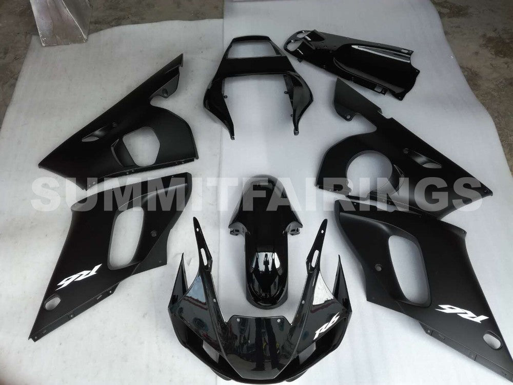 Fairings For Yamaha - YZF-600 R6 1998-2002 Matt Black Gloss Black