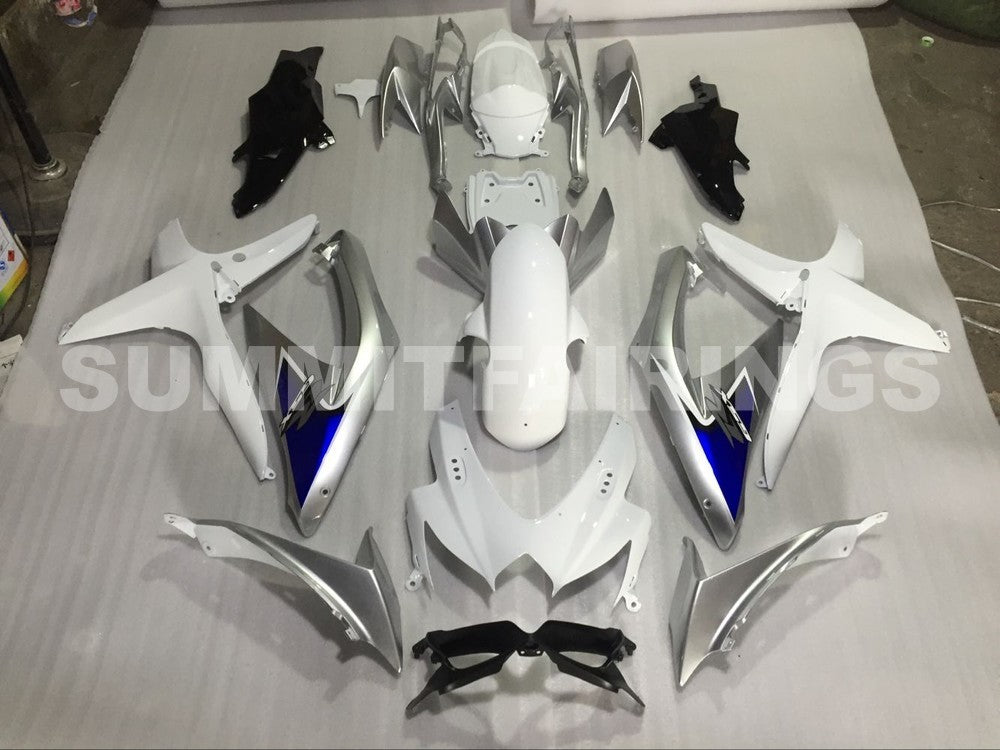 Fairings For Suzuki - GSXR600-750 K8 2008-2010 Silver White