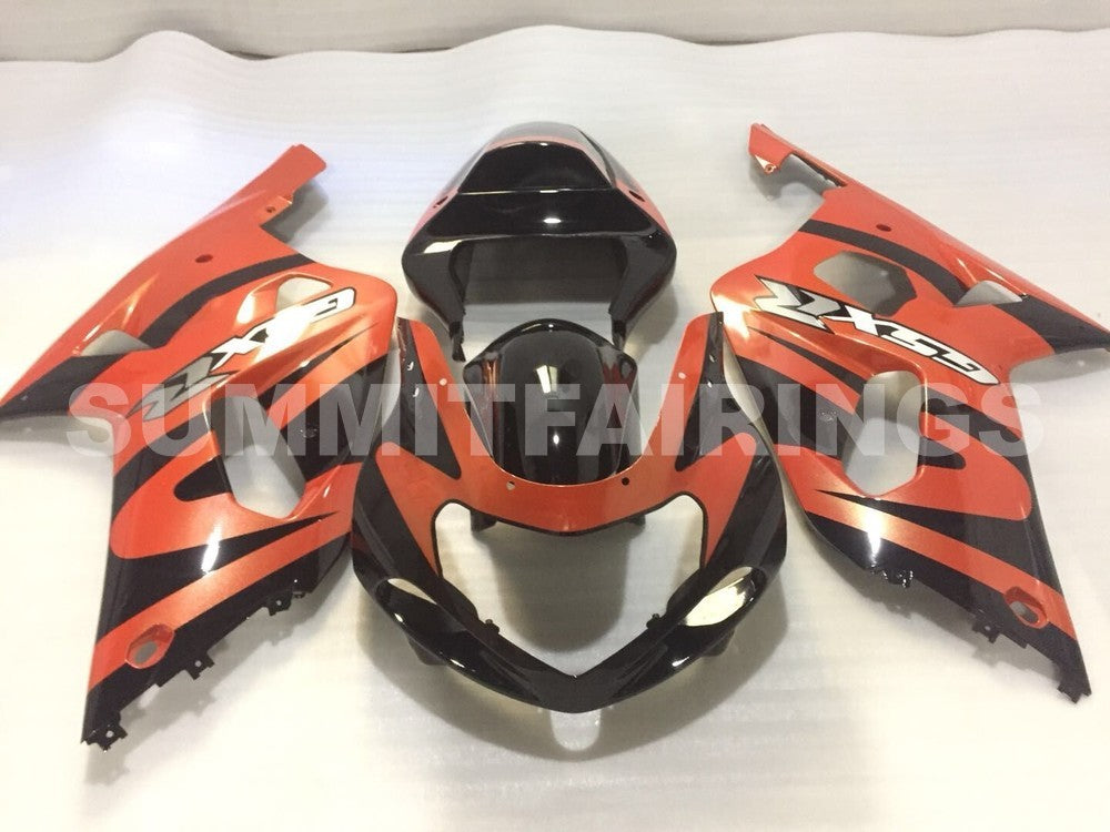 Fairings For Suzuki GSXR 750 Orange Metallic & Black GSXR (2001-2003)