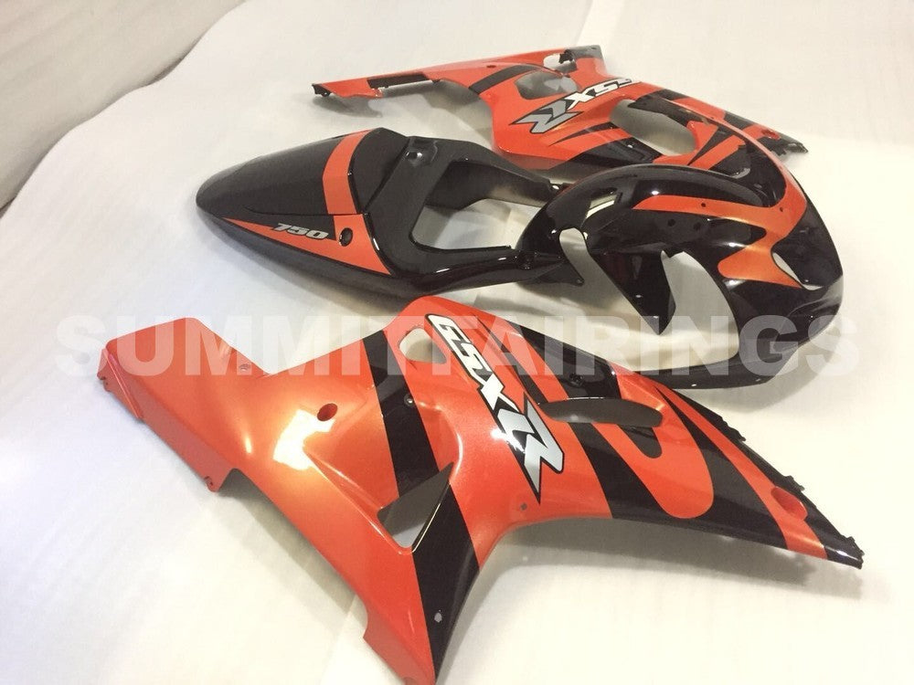 Fairings For Suzuki GSXR 750 Orange Metallic & Black GSXR (2001-2003)