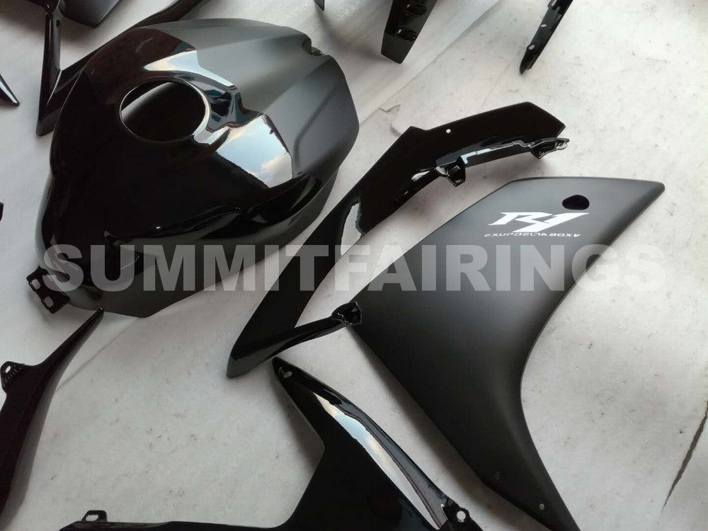 Fairings For Yamaha R1, 2007-2008 - Black & Silver Decal