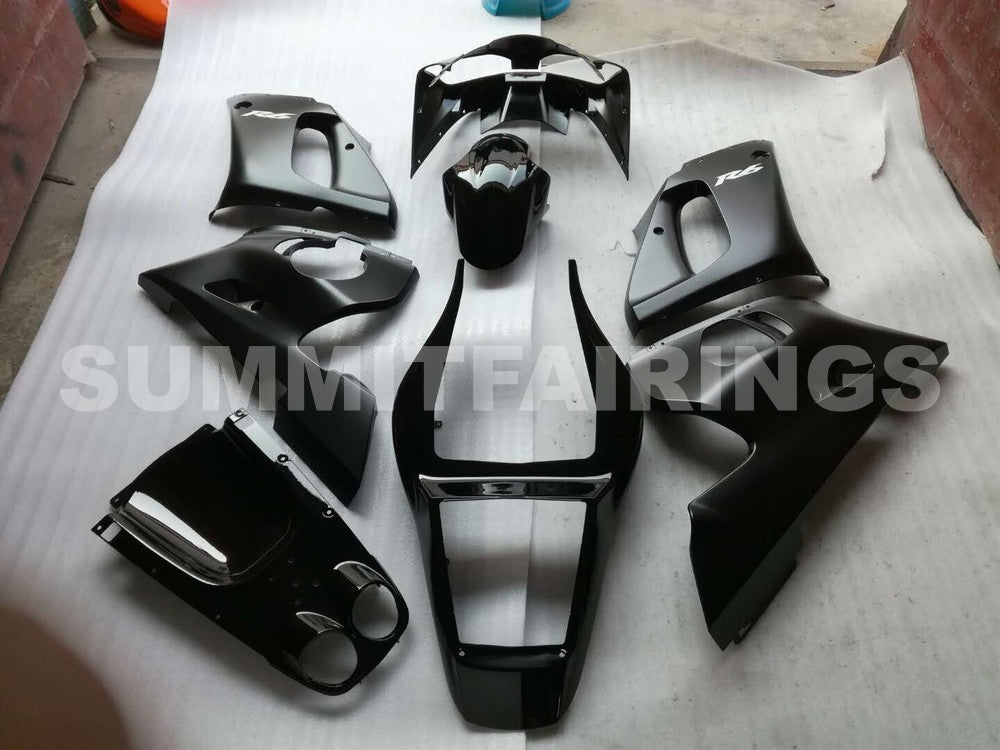 Fairings For Yamaha - YZF-600 R6 1998-2002 Matt Black Gloss Black