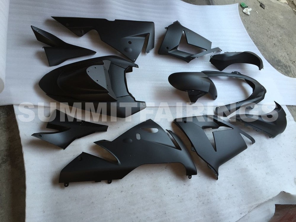 Fairings For Kawasaki ZX 10R Black Matte Ninja (2004-2005)