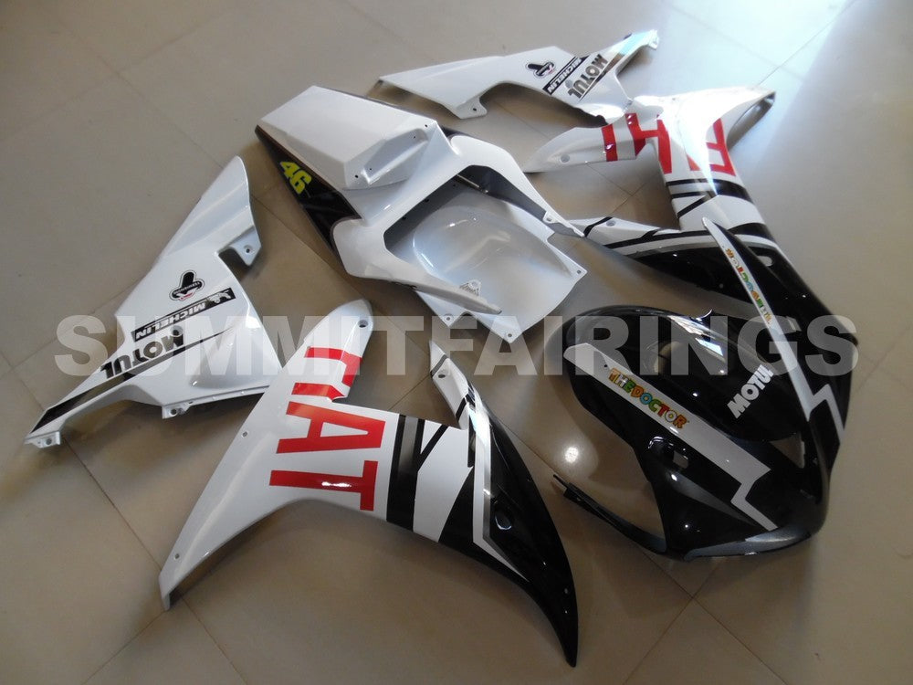 Fairings For Yamaha YZF-R1 Black White No.46 FIAT (2002-2003)