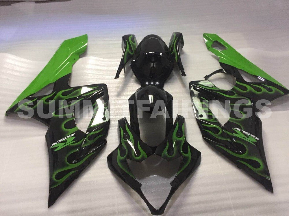 Fairings For Suzuki - GSXR1000 K5 05-06 Green Flame