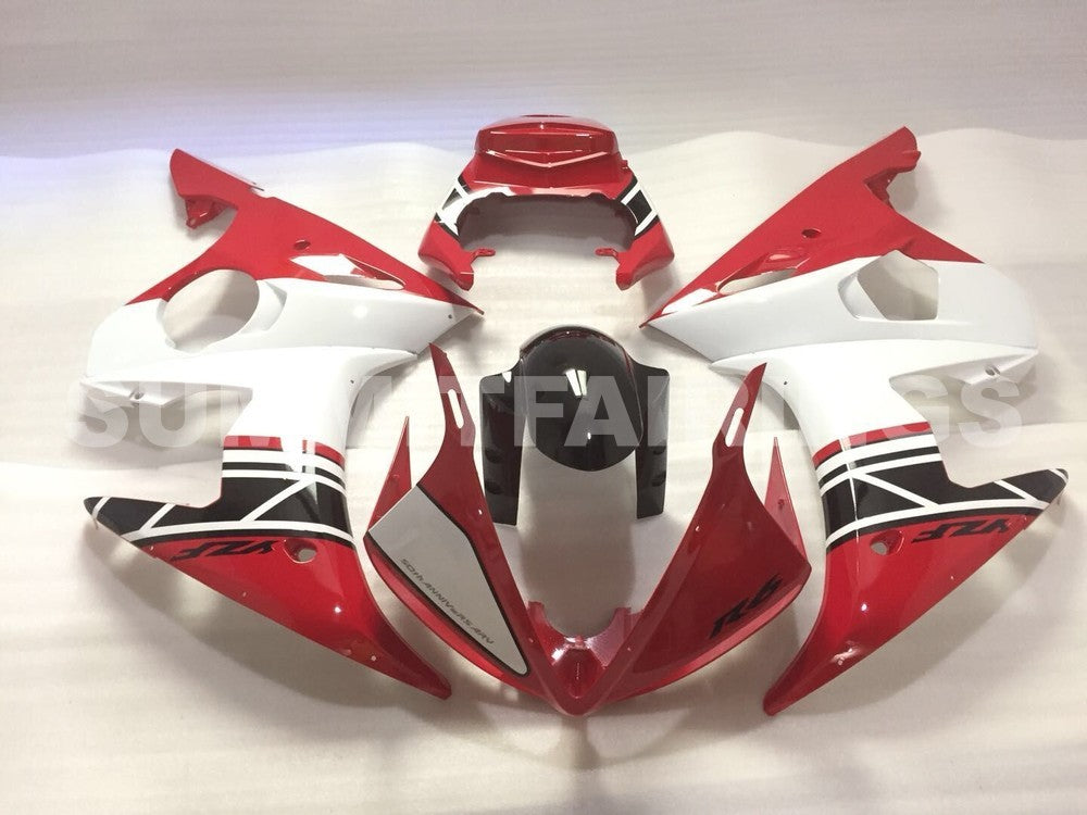 Fairings For Yamaha YZF-R6 Red White Black R6 (2005)