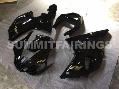 Fairings For Yamaha - YZF1000 R1 00-01 Black, Gold Decals