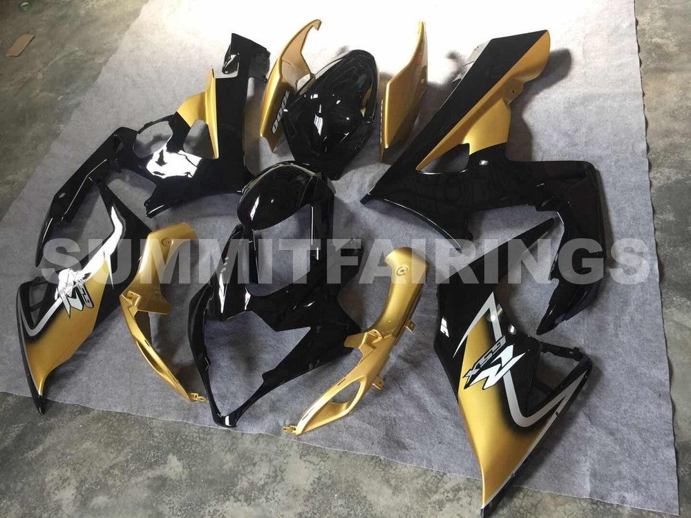 Fairings For Suzuki GSXR 1000 Black & Gold GSXR (2005-2006)
