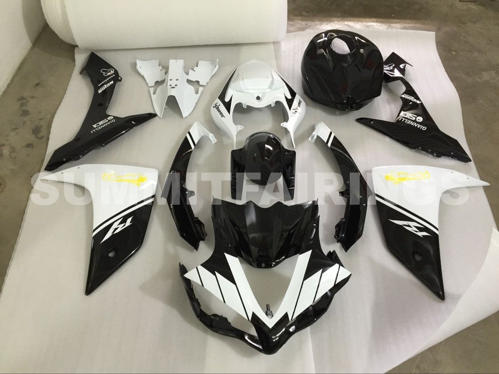 Fairings For Yamaha - YZF1000 R1 07-08 Black White