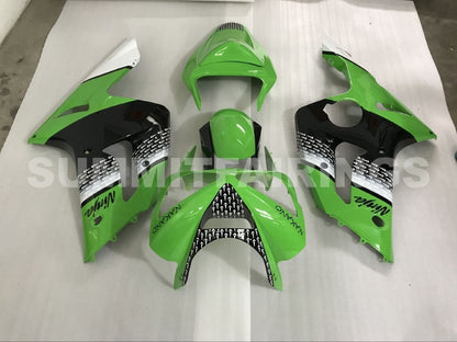 Fairings For Kawasaki ZX-6R, 2003-2004 - Green Nakano