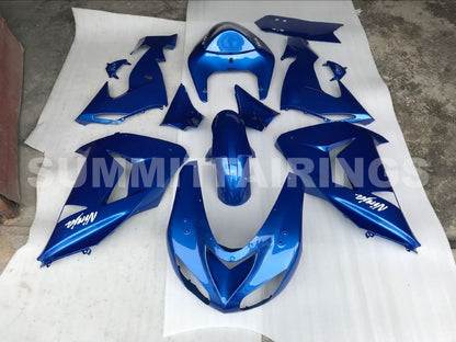 Fairings For Kawasaki ZX 10R Blue Ninja (2006-2007)