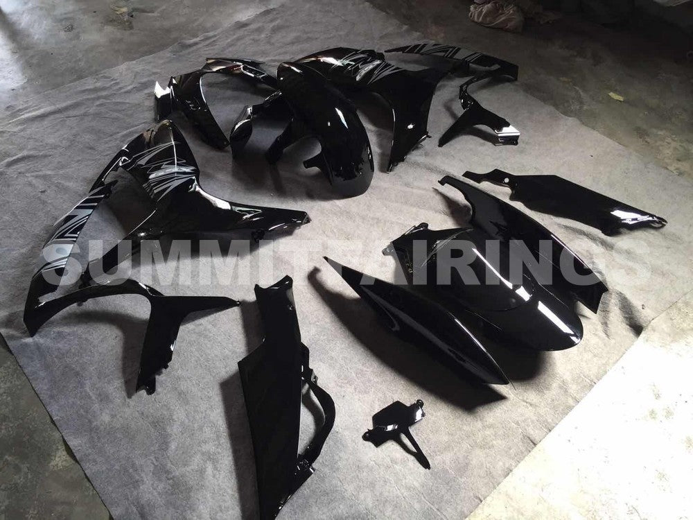 Fairings For Suzuki - GSXR600-750 K6 06-07 Black Silver