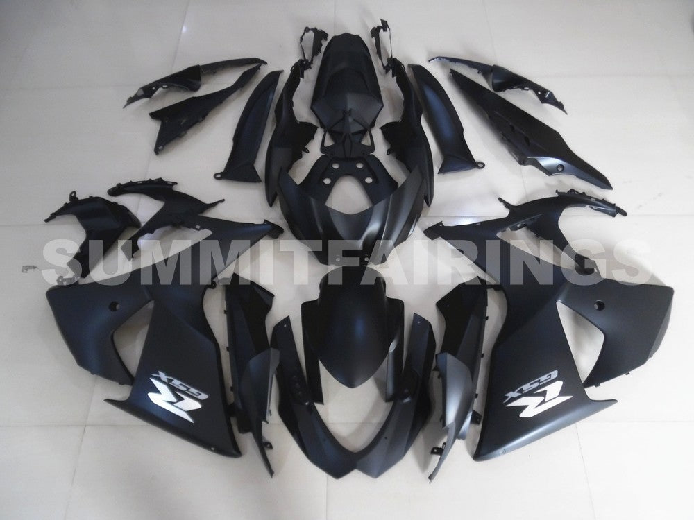 Fairings For Suzuki - GSXR1000 K9 09-16 Matt Blcak & Silvery Decals