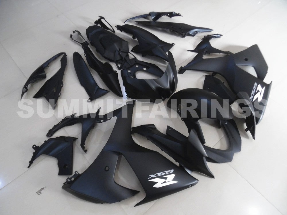 Fairings For Suzuki - GSXR1000 K9 09-16 Matt Blcak & Silvery Decals