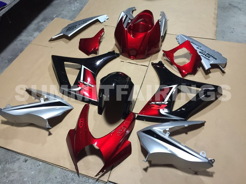 Fairings For Suzuki GSXR 1000 Red Cherry & Black GSXR (2007-2008)