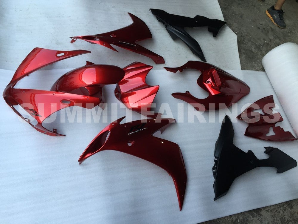 Fairings For Yamaha - YZF1000 R1 04-06 Red Black