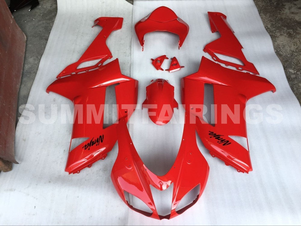 Fairings For Kawasaki ZX6R ZX636 Red Ninja ZX6R (2007-2008)